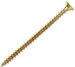  Acél Facsavar - Süllyesztett Fej - M5 x 70 mm - Sárga Horganyzott (E0010T570S)