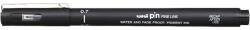 uni PIN 0, 7 mm fekete rajzmarker (2UPIN07F) - officedepot
