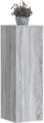 vidaXL Fa Növényállvány - 2 db - Szürke Sonoma - 33x33x100 cm (3307887)