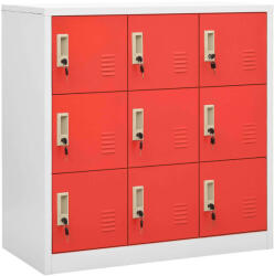 vidaXL Acél Szekrény - 5 db - 90x45x92, 5 cm (3095245)