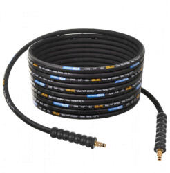 Hydroline Premium Line magasnyomású tömlő 25 méteres, Karcher K2-K7 magasnyomású mosókhoz Click - Click csatlakozással DN6, 250 Bar, 155 °C (TRS1-2597)