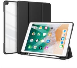 Dux Ducis Apple IPAD 9.7 DUX DUCIS TOBY tok álló, bőr hatású (aktív FLIP, oldalra nyíló, TRIFOLD asztali tartó funkció) FEKETE (GP-124440)