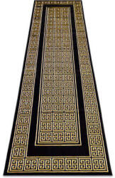  GLOSS Futószőnyeg - Görög minta - Fekete-Arany - 60x300 cm (AT3853)