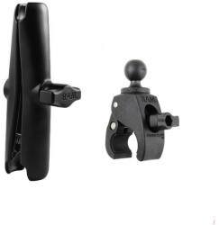 RAM Mounts Ansamblu RAM Mounts ansamblu pentru suport de ghidon cu braț lung de 1" cu clemă cu prindere manuală pe ghidon / ghidon Ø 15, 9-38, 1mm, RAM-B-400-201-CU (RAM-B-400-201-CU)