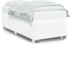 vidaXL fehér műbőr ágykeret 90x190 cm (3284537) - pepita
