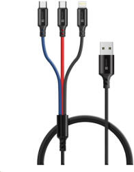 CONNECT IT Wirez 3in1 USB-C & Micro USB & Lightning, 1, 2 m (CCA-2051-BK)