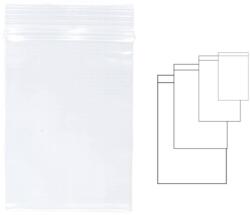 Kangaro Pungi plastic cu fermoar pentru sigilare, 120 x 180 mm, 100 buc/set, KANGARO - transparente (RD-341175) - pcone