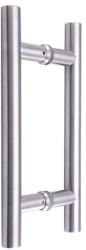 EmaConstruct MH632S rozsdamentes acél fogantyú, hossz 600 mm, középtávolság 400 mm, átmérő 32 mm, markolat 90 fokban, szatén kivitel (MH632S)
