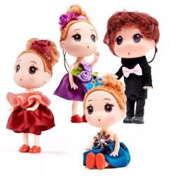 KIK Spolka Baba szett babaházba - 4 db-os, 12 cm (KX6361) - jatekbolt