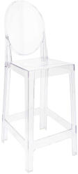 Tulip VICTORIA Átlátszó Polikarbonát Bárszék - 75 cm (KHM-KH010100215)