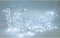 Somogyi Elektronic XMAS KDA 80 kültérre LED-es szarvasok szánkóval 120led