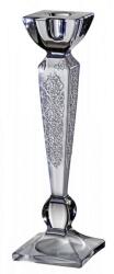  Black Crystal - Elegáns Kristály Gyertyatartó - 25, 5 cm