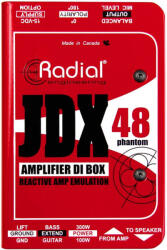 Radial JDX 48 fantom táplált aktív DI-box