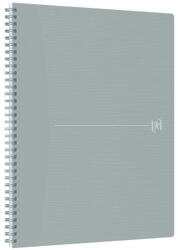 OXFORD Caiet cu spirala A4+, OXFORD Origins, 70 file-90g/mp, Scribzee, coperta PP - matematica - gri deschi (OX-400150008)