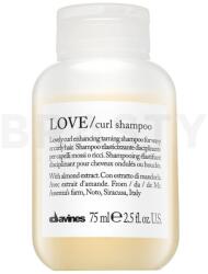 Davines Essential Haircare Love Curl Shampoo tápláló sampon hullámos és göndör hajra 75 ml