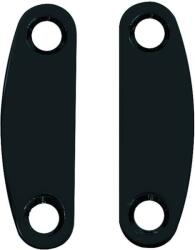 Boston NP-82-B neck mounting plates, 50, 5x15, 1mm, 2 pcs, black
