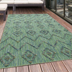 Bahama 5152 Geometrikus Kültéri Szőnyeg - Zöld - 140x200 cm (350229)
