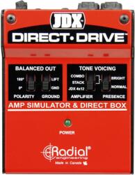 Radial JDX Direct Drive Erősítő Szimulátor/DI-Box