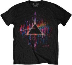 Pink Floyd Dark Side of the Moon Pink Splatter Тениска с къс ръкав Black L (GDAPFTS02MB03)