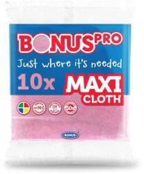 Bonus Törlőkendő, univerzális, 10 db, BONUS " MAXI" , pink (B273)