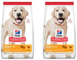 Hill's Science Plan Canine Adult Light Large breed Chicken 36 kg (2x18 kg)