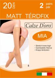 Calze D´oro Mia krepp térdfix 2 pár, nero (fekete)