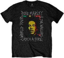 Bob Marley Rasta Scratch Black 2XL Риза (BMATS27MB05)