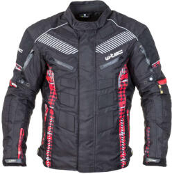 Férfi motoros kabát W-TEC Kamicer fekete-piros 3XL (15133-1-3XL)