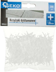 Geko Csempe Távtartó - Kereszt - 1 mm - 200 db (G00444-1)