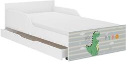 PUFI gyerekágy 160x80 matraccal és ágyneműtartóval - dino