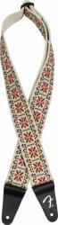 Fender Pasadena Woven Strap Lattice Orange Curea de chitară