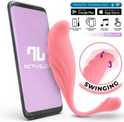 INTOYOU App Series Vibrating & Swinging Egg with App Pink