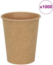 vidaXL 1000 db barna papír kávéscsészék 8oz 200ml (4102795)