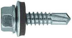  Hatlapfejű önfúró lemezcsavar + fém-EPDM 5, 5*25