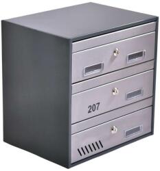  Moduláris Postaláda Tömb - 3-8 Rekesz - Antracit - pepita - 58 220 Ft