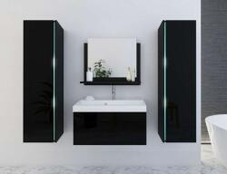 Venezia Dream II Fürdőszobabútor - 80 cm - Fekete (DR2-17B-HG20-80U)