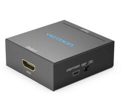 Vention RCA -> HDMI/F, (fekete), konverter (AEFB0) - patronbolt
