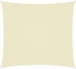 vidaXL Napvitorla - Oxford Szövet - Krémszínű - 5x6m (135219)