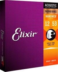 Elixir 16052 Nanoweb 12-53 Corzi chitare acustice (16052)