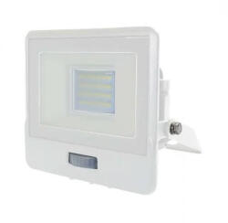 V-TAC Mozgásérzékelős PRO LED reflektor, fehér (20W/100°) hideg fehér, Samsung Chip - vízmentes kötődobozzal (29624)