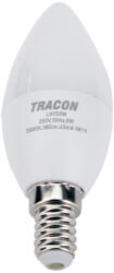 TRACON Gyertya burájú LED fényforrás SAMSUNG chippel E14, 5W, 4000K (LGYS5NW)