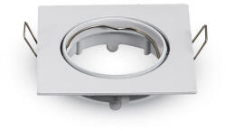 V-TAC Beépíthető olcsó négyzet alakú spot lámpatest fehér (12756)