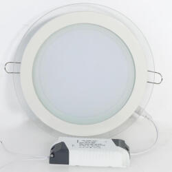 ELMARK Led panel kör 18W üveg meleg fehér (99LED641)