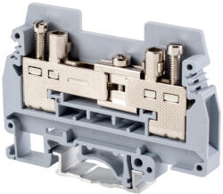 Tracon Mérő ipari sorozatkapocs, csavaros, sínre, szürke 0, 5-6mm2, 400VAC, 57A (TSKA6S)