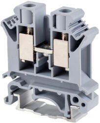 Tracon Fázisvezető ipari sorozatkapocs, csavaros, sínre, szürke 0, 5-10mm2, 800VAC, 76A (TSKA10)