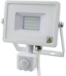 V-TAC Mozgásérzékelős PRO LED reflektor Természetes fehér 20W/100° IP65 (19968)