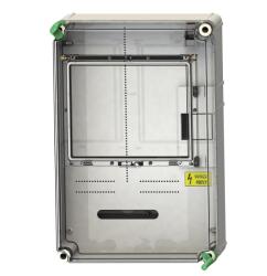 Csatári-Plast CSATÁRI PLAST PVT 3045 FM-CS 1/3 fázisú villanyóra szekrény 63A csoportos mérés modul, felületre szerelt kivitelben (CSP21-T108)