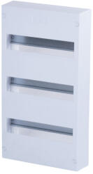 Tehnoplast Falon kívüli kiselosztó doboz, A sorozat, 36modulos, ajtó nélkül-3soros, 250x463x70 mm, IP40 (THP-N36A)