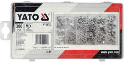 Yato hatlapú csavaranya készlet 300 részes M3-M10 (YT-06772)