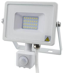 V-TAC Mozgásérzékelős PRO LED reflektor hideg fehér 20W/100° IP65 (19722)
